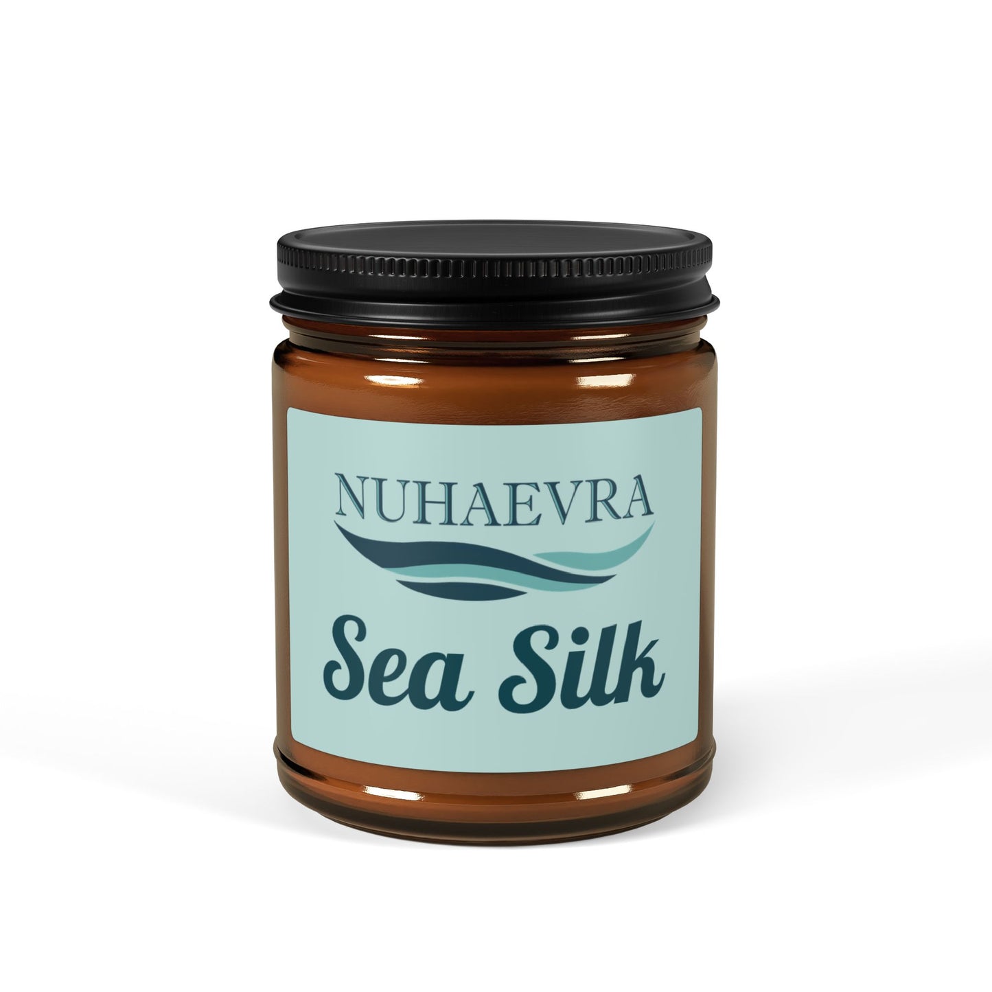 Nuhaevra Sea Silk Soy Candle - White Sage and Lavender for Relaxation and Calm