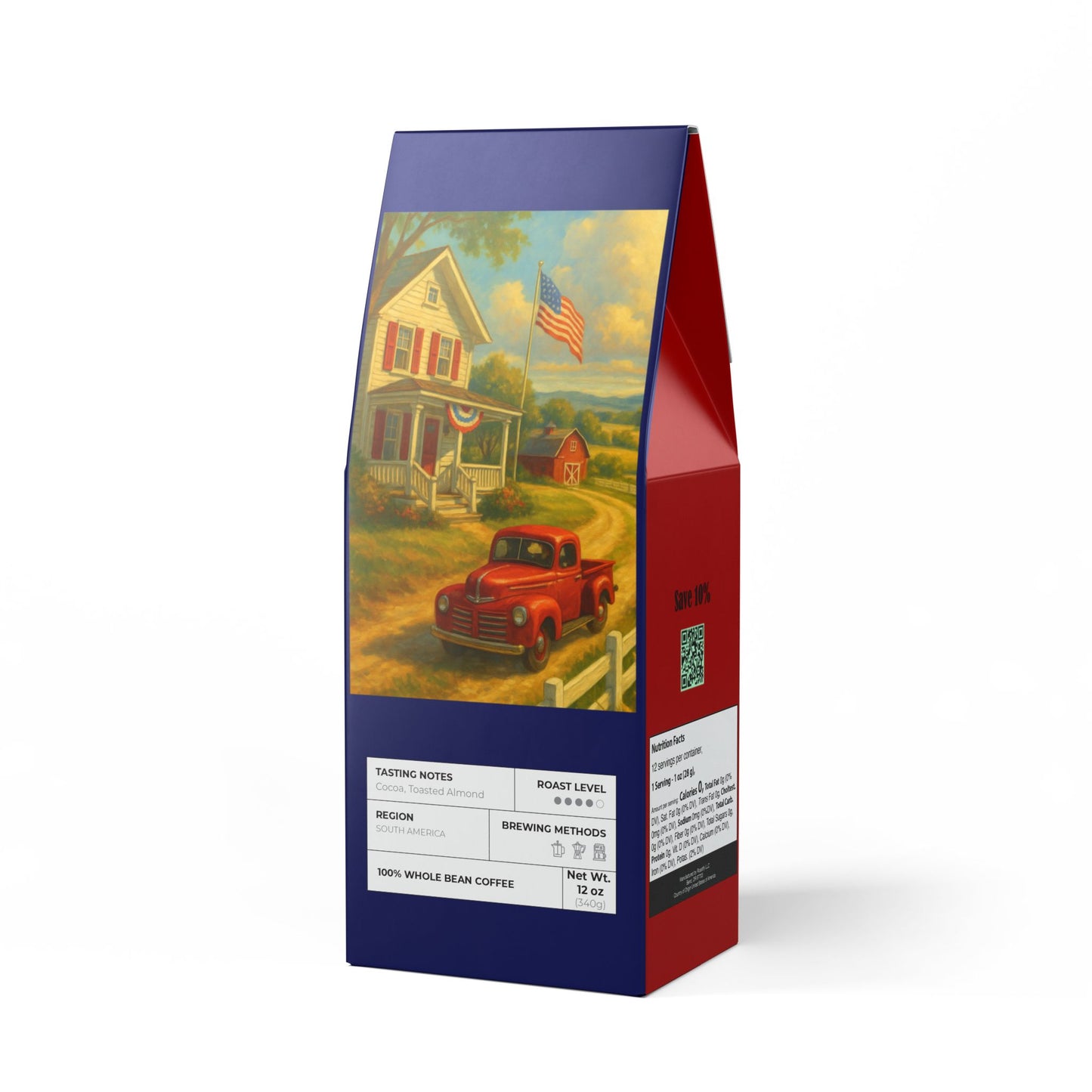 Dixie USA Coffee Blend (Medium-Dark Roast) Card Cut-Outs