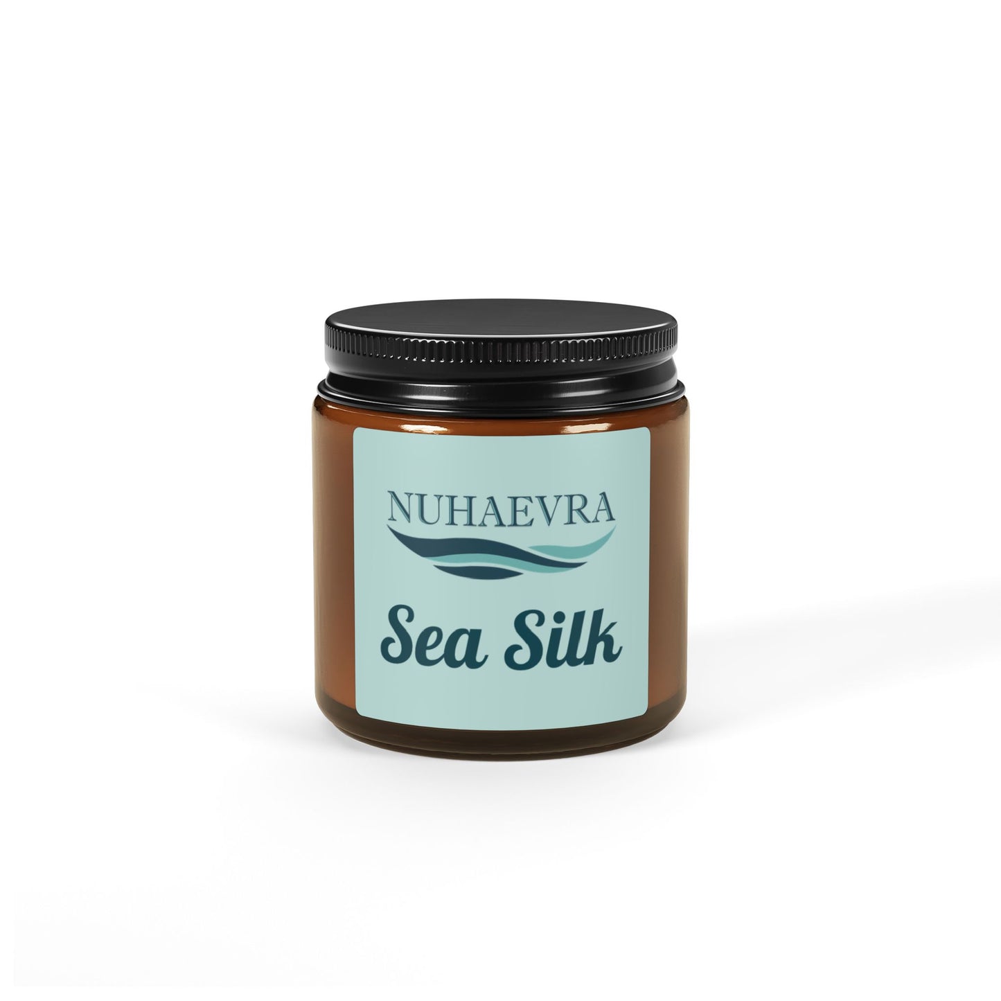 Nuhaevra Sea Silk Soy Candle - White Sage and Lavender for Relaxation and Calm