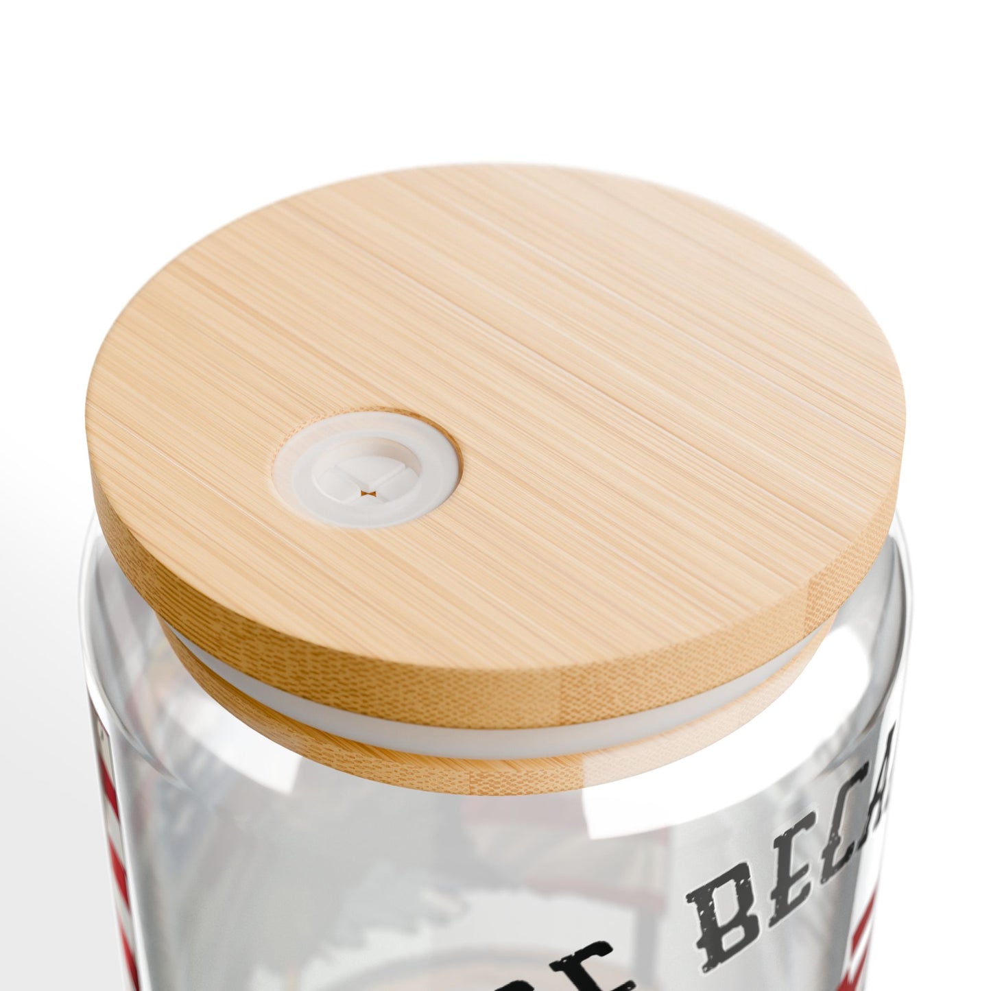 Patriotic Sipper Glass, 16oz | Unique Drinkware for Veterans, Front-Back Designs