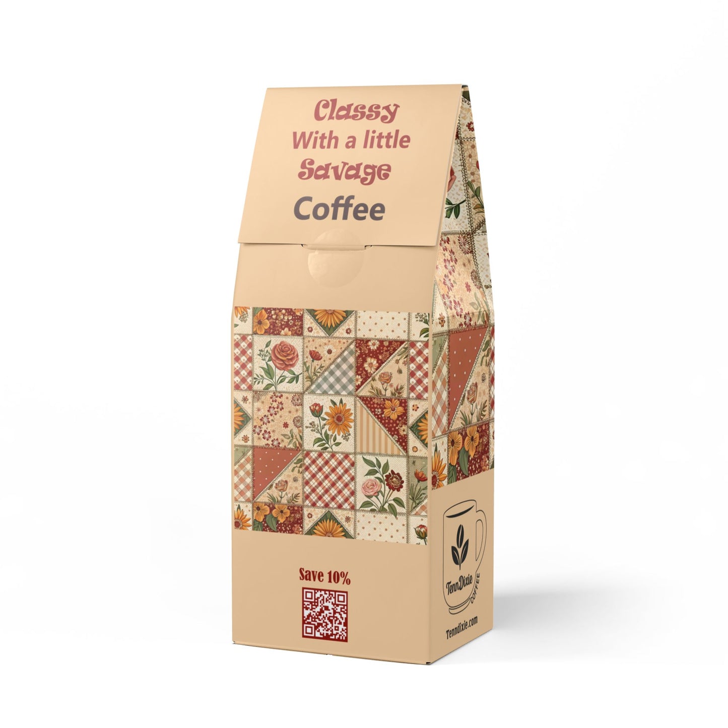 Country Home Medium Roast Coffee • Crafter's Collectible Design • 12oz • Whole Bean or Ground